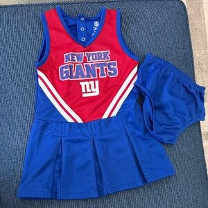 NFL New York Giants Red & Blue Girls Cheer Dress